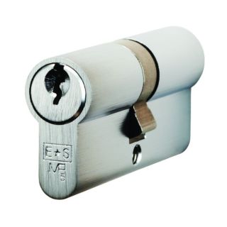 Euro 5 Pin Double Cylinder 35/35 70mm Satin CYA71270SC