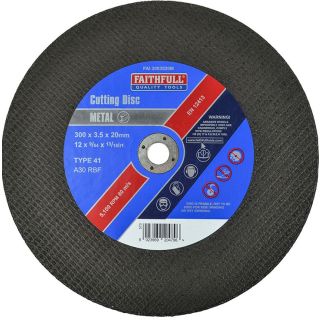 Faithfull Metal Cutting Disc 300mm x 3.5 x 20mm FAI3003520M