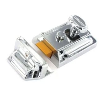 Rim Cylinder Nightlatch Traditional Chrome Plated RCN8160CP/BP