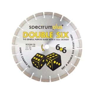 Spectrum DCX Double Six Diamond Cutting Blade 230mm DCX230/22