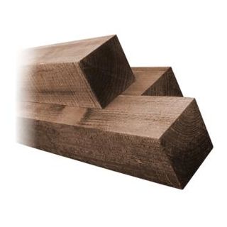 75 x 75 mm 1.8 mtr Brown Treated Fence Post FSC