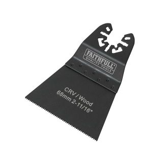 Faithfull Multi Tool Flush Wood Blade 68mm FAIMFW68