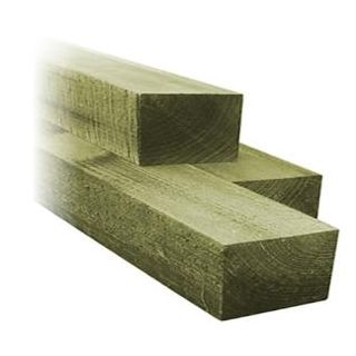 100 x 75 Green Treated Fence Post 2.4mtr FSC