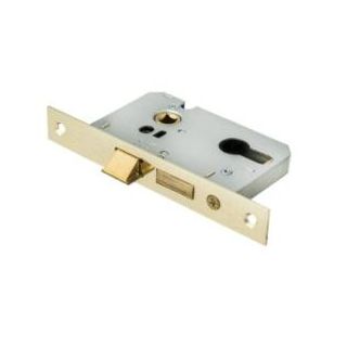 Economy Euro Cylinder Sashlock Case 75mm NP ESE5030NP/BP