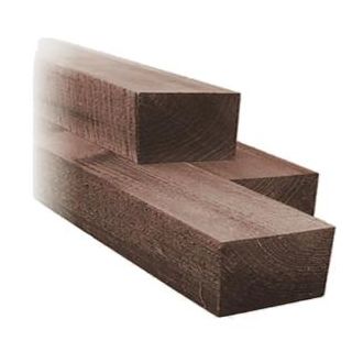 75 x 100 mm 2.4 mtr Brown Treated Fence Post FSC