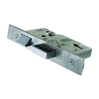 Sashlock 5 Lever LSB5525SSS/BP 2.5 BS Satin St.Steel Blister